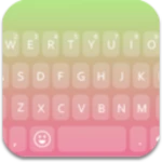 new peach pink android application logo